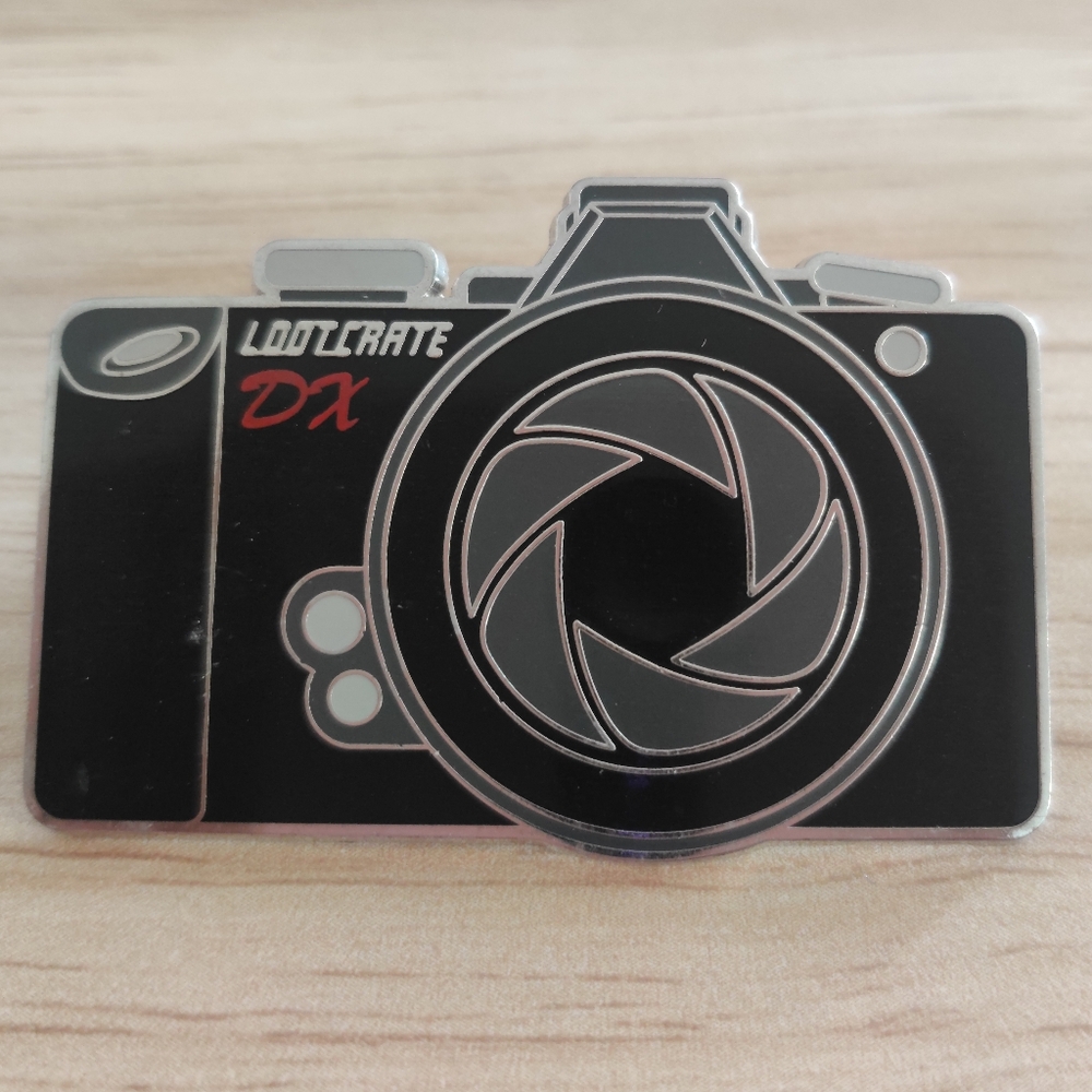 Loot Crate DX Investigate PI Camera Lapel Pin 2017